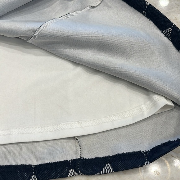 Stitch Fix Renee‎ C | Maybell Lace Detail Skirt | Navy/White | Petite Large (LP) - Picture 6 of 12
